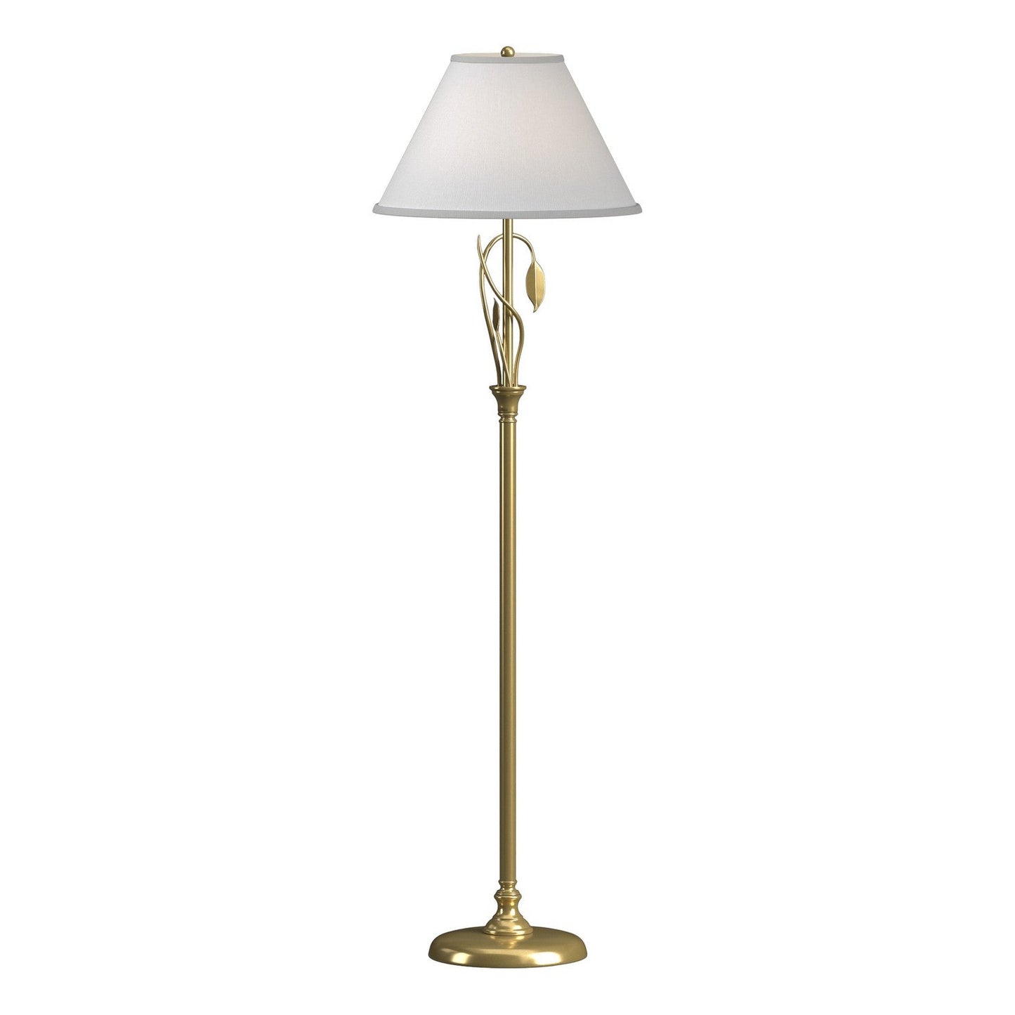  Forged Leaves And Vase Floor Lamp