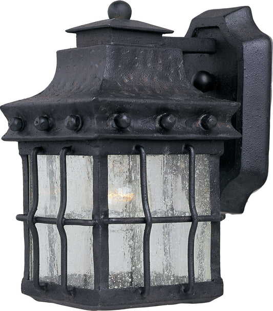 Maxim Nantucket 1-Light Outdoor Wall Lantern In Country Forge