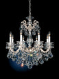  La Scala 8-Light Chandelier In Black