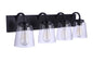  Elsa 4-Light Vanity In Flat Black