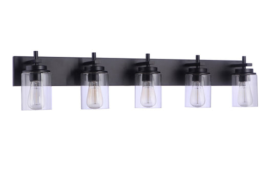  Reeves 5-Light Vanity In Flat Black