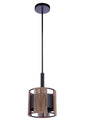  Kensey 1-Light Mini Pendant In Flat Black