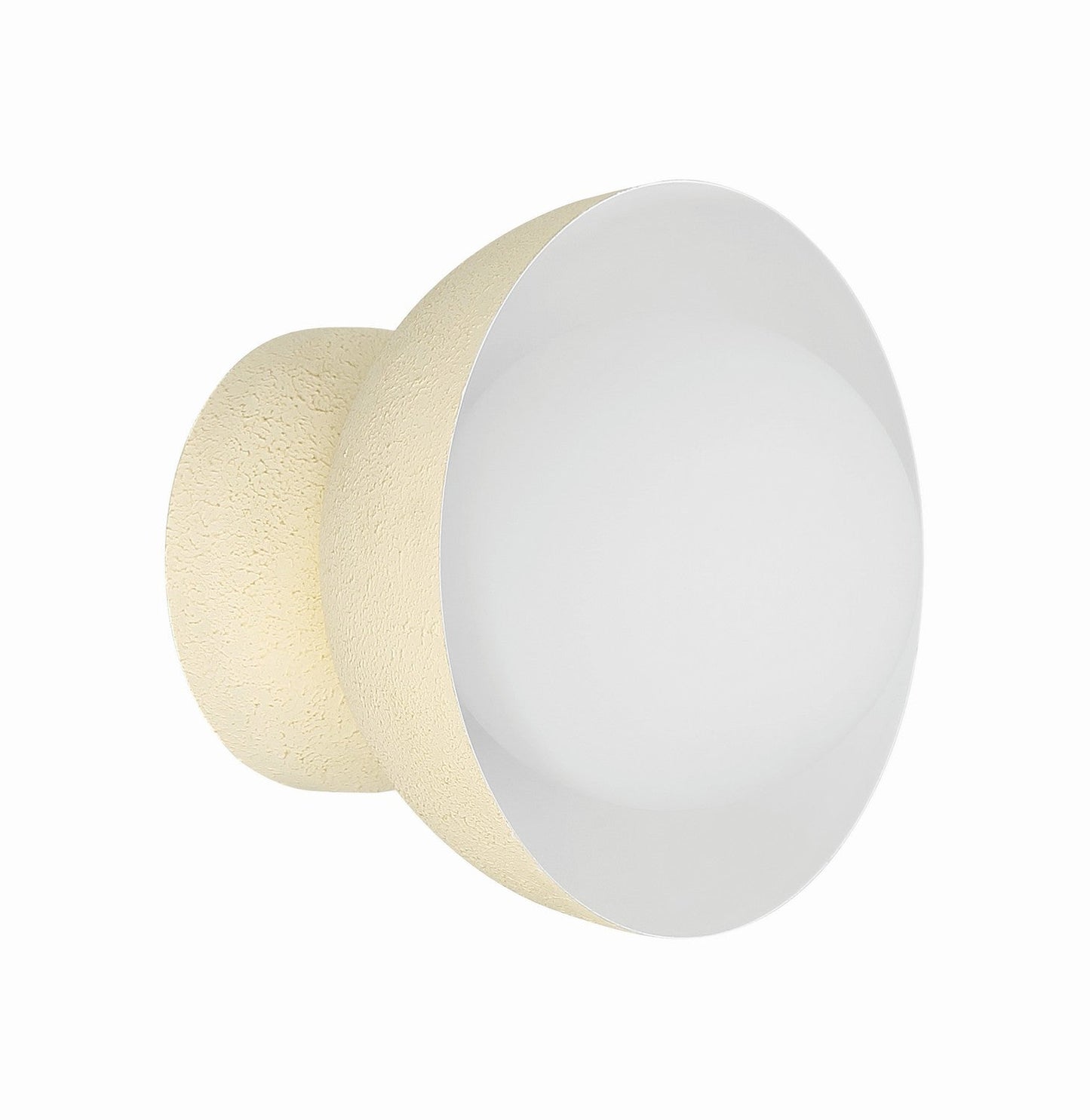  Ventura Dome 1-Light Wall Sconce In Cottage White