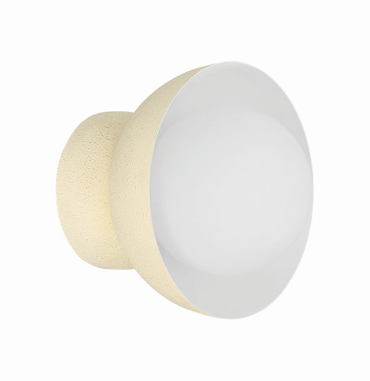  Ventura Dome 1-Light Wall Sconce In Cottage White