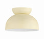  Ventura Dome 1-Light Flushmount In Cottage White