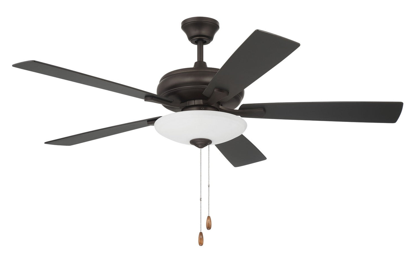  Eos 3 Light Bowl 52" Ceiling Fan In Espresso
