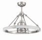  Levy 19" Ceiling Fan In Brushed Polished Nickel