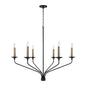  Wilder 6-Light Chandelier In Matte Black