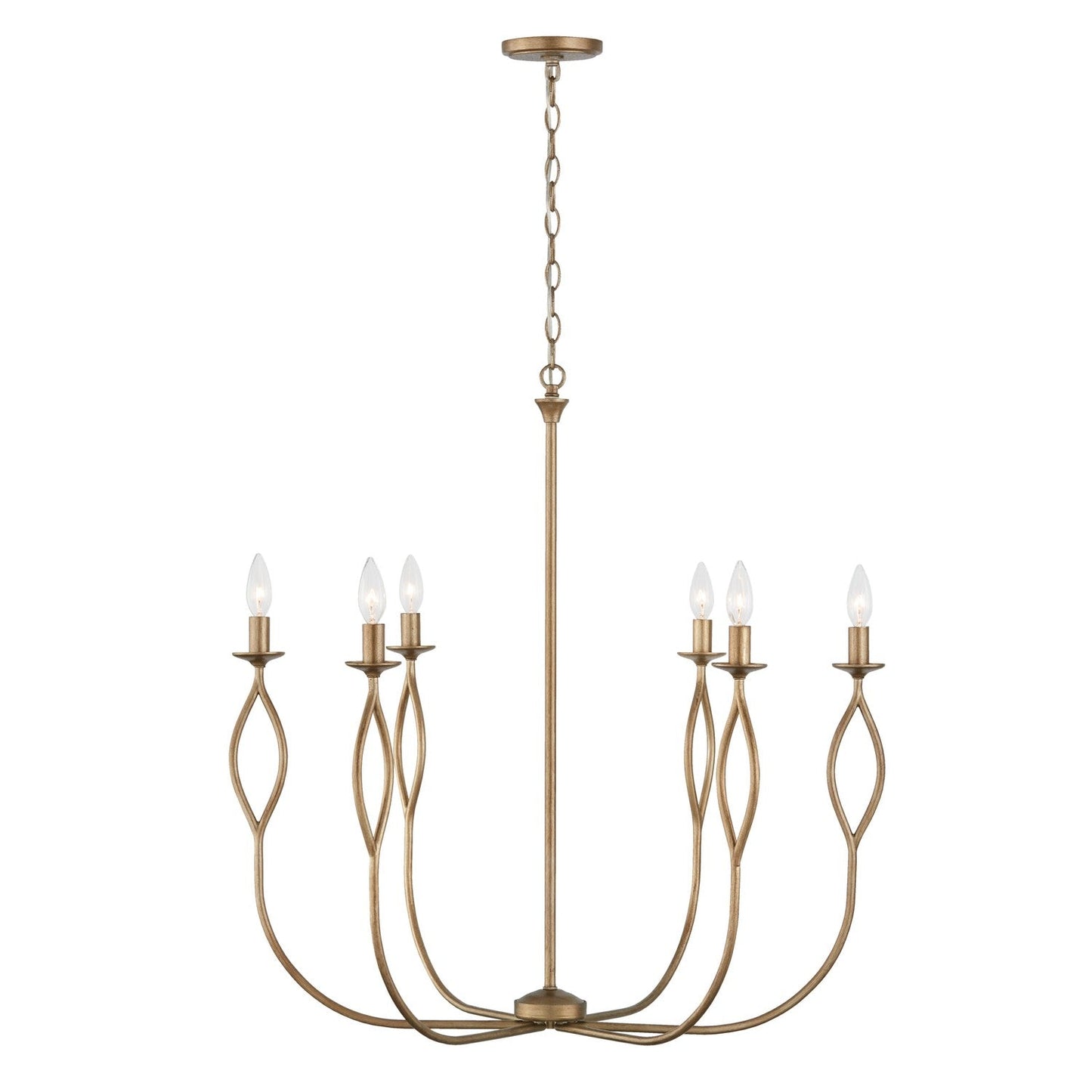  Cohen 6-Light Chandelier In Mystic Luster