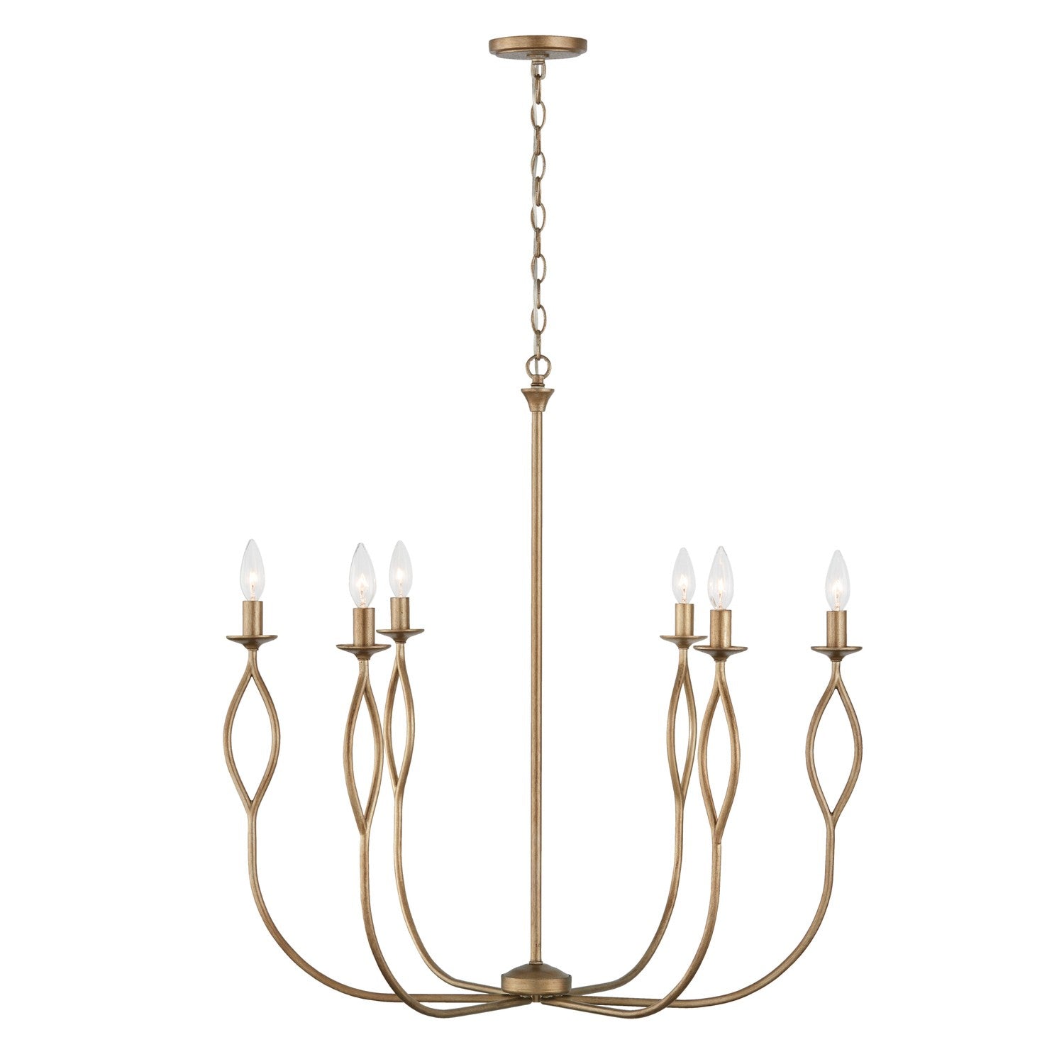  Cohen 6-Light Chandelier In Mystic Luster