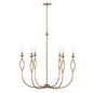  Cohen 6-Light Chandelier In Mystic Luster