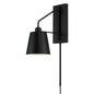  Alden 1-Light Wall Sconce In Matte Black