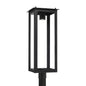  Hunt 1-Light Outdoor Post-Lantern In Black