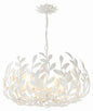  Broche 6-Light Chandelier In Matte White