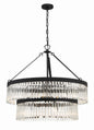  Emory 9-Light Chandelier In Black Forged
