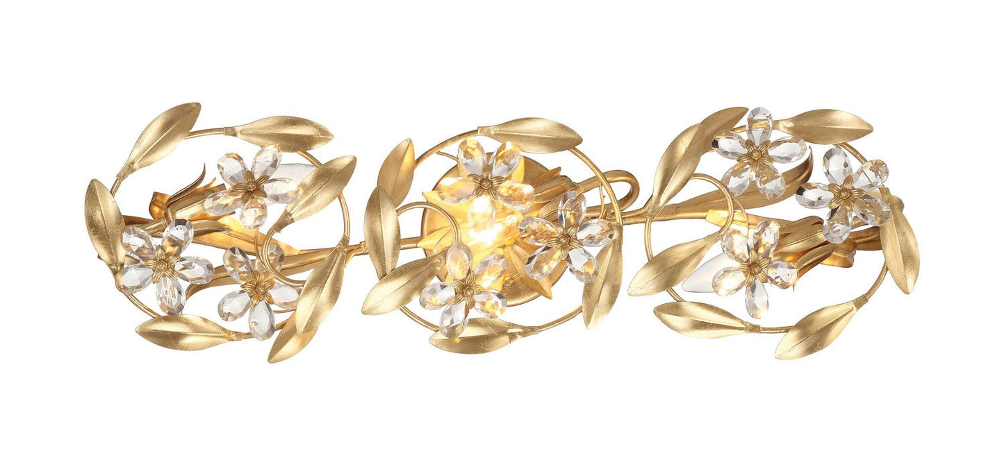  Marselle 3-Light Wall Sconce In Antique Gold