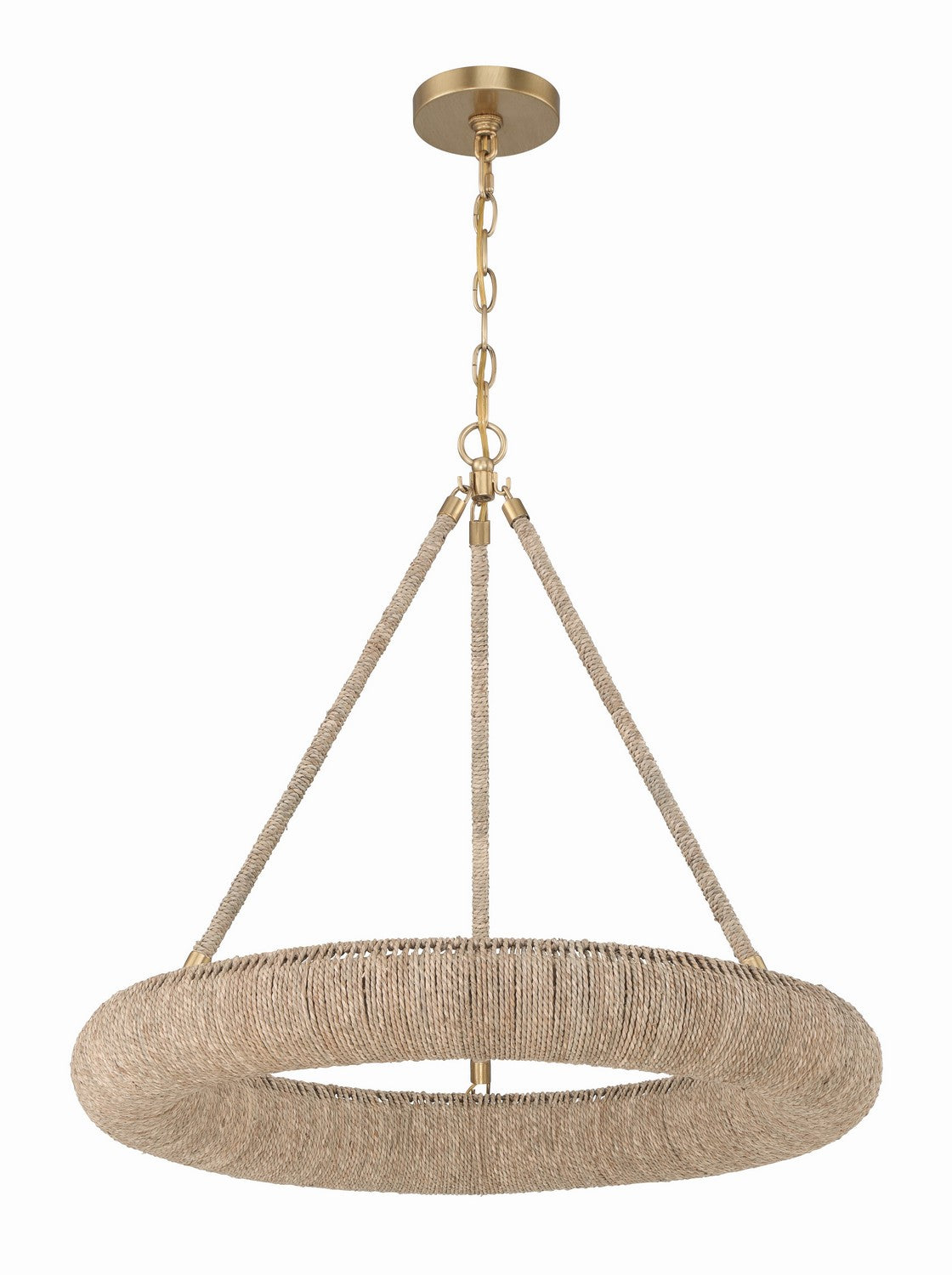  Oakley LED Chandelier In Soft Gold