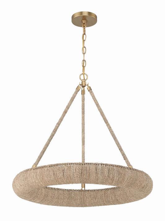  Oakley LED Chandelier In Soft Gold