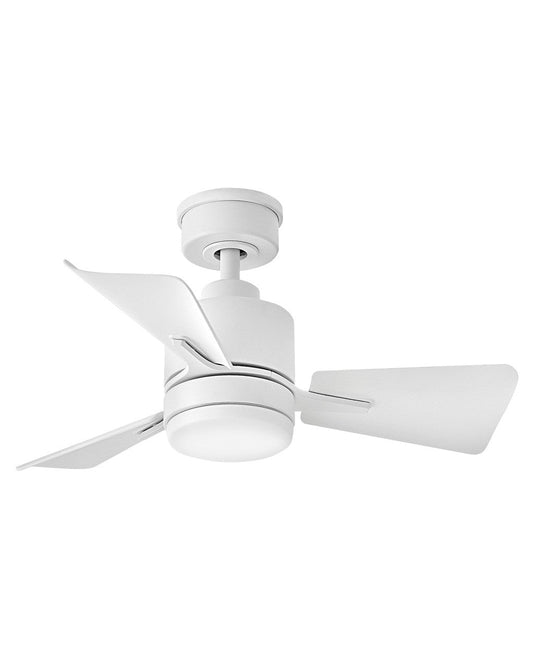  Atom 30" LED Fan In Matte White