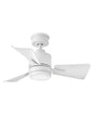  Atom 30" LED Fan In Matte White