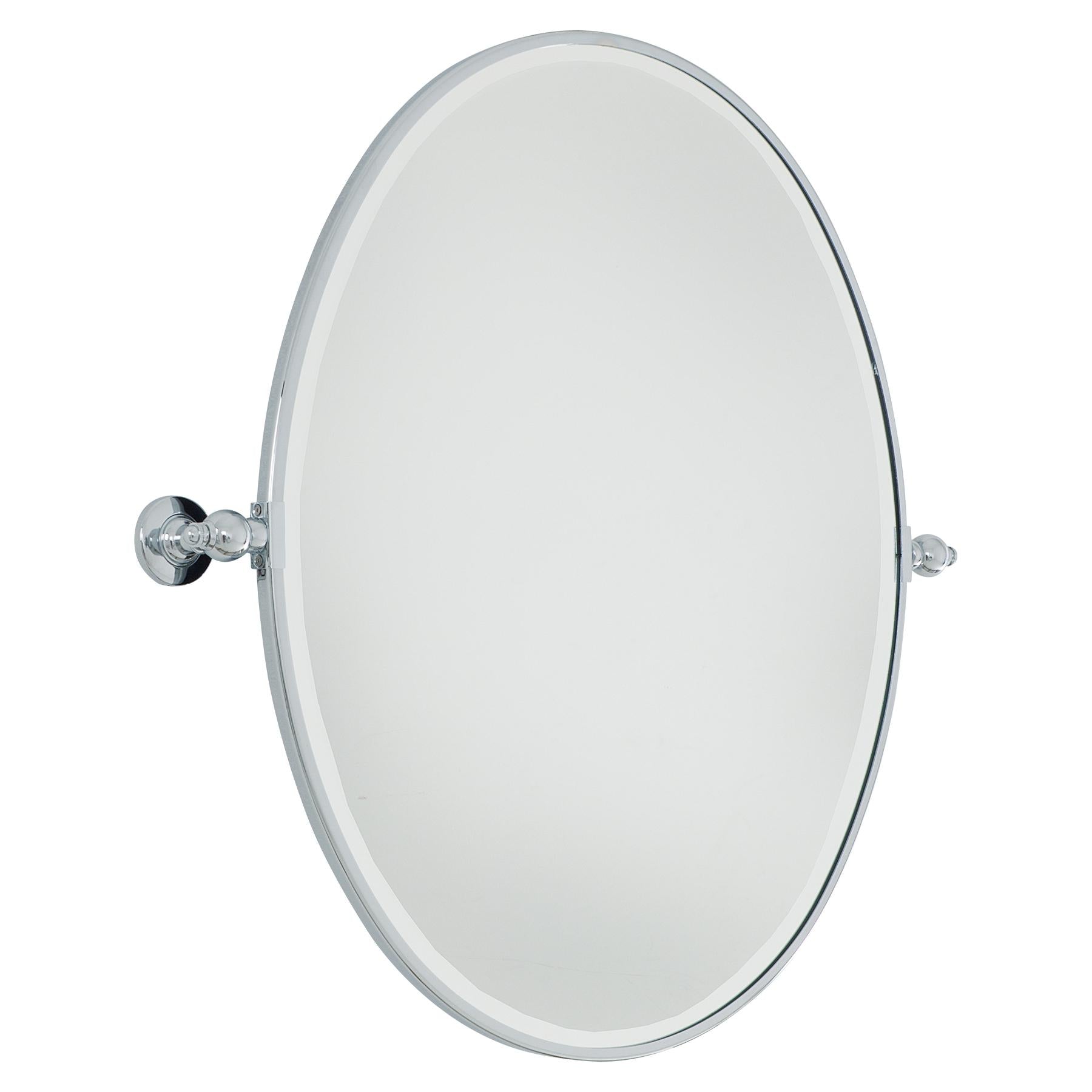 Pivot Large Oval Beveled Mirror
