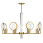  Leighton 8-Light Chandelier In Warm Brass