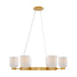  Isla Blanca 6-Light Chandelier In Warm Brass