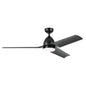  Fit 54" Ceiling Fan In Satin Black