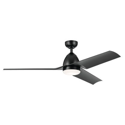  Fit 54" Ceiling Fan In Satin Black