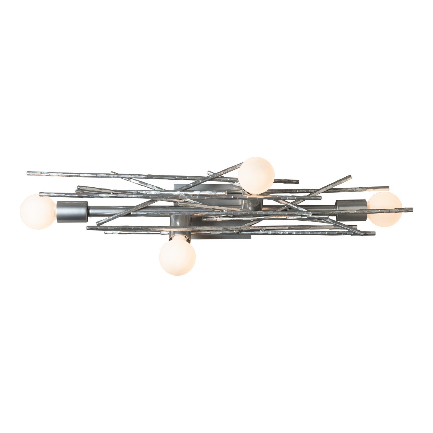  Brindille 4-Light Large Sconce/Semi-Flush In Sterling