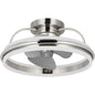  Burnett Ceiling Fan In Brushed Nickel