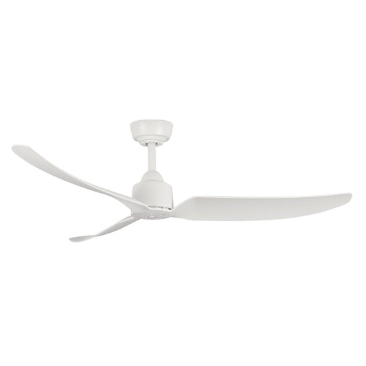  Hugo 52" Exterior Ceiling Fan In Matte White