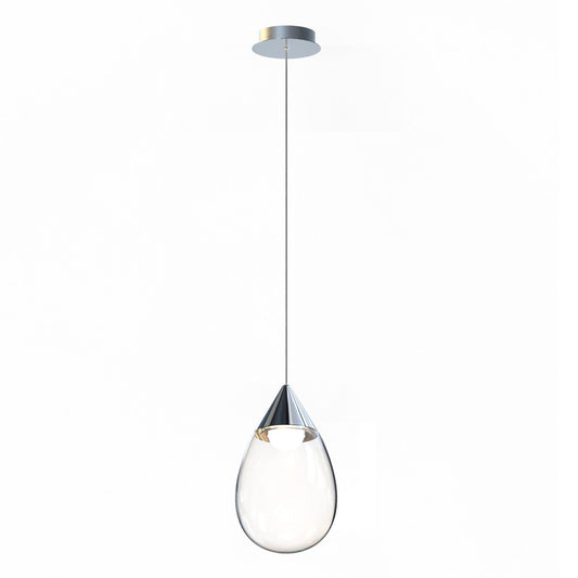  Dewdrop LED Pendant In Polished Chrome