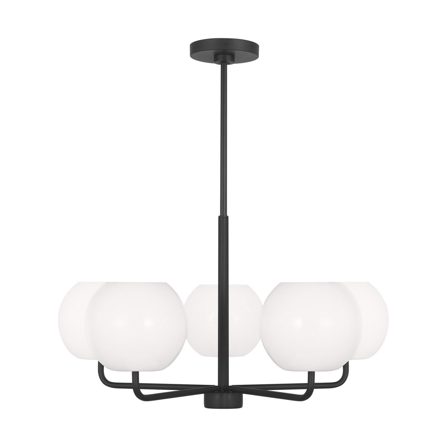  Rory 5-Light Chandelier In Midnight Black