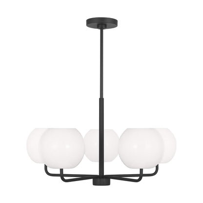  Rory 5-Light Chandelier In Midnight Black