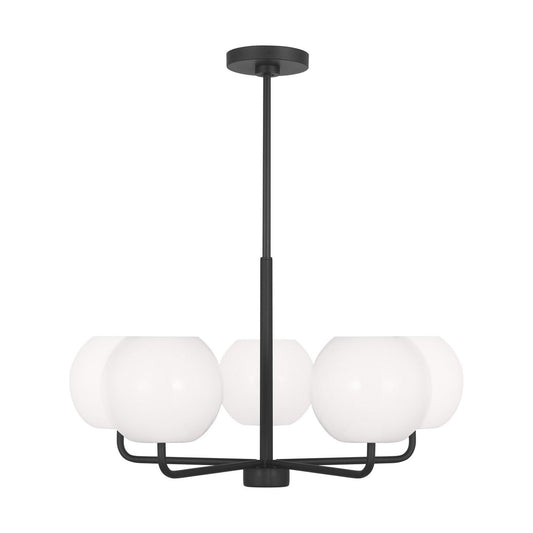  Rory 5-Light Chandelier In Midnight Black