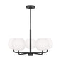  Rory 5-Light Chandelier In Midnight Black