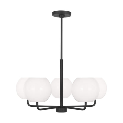  Rory 5-Light Chandelier In Midnight Black