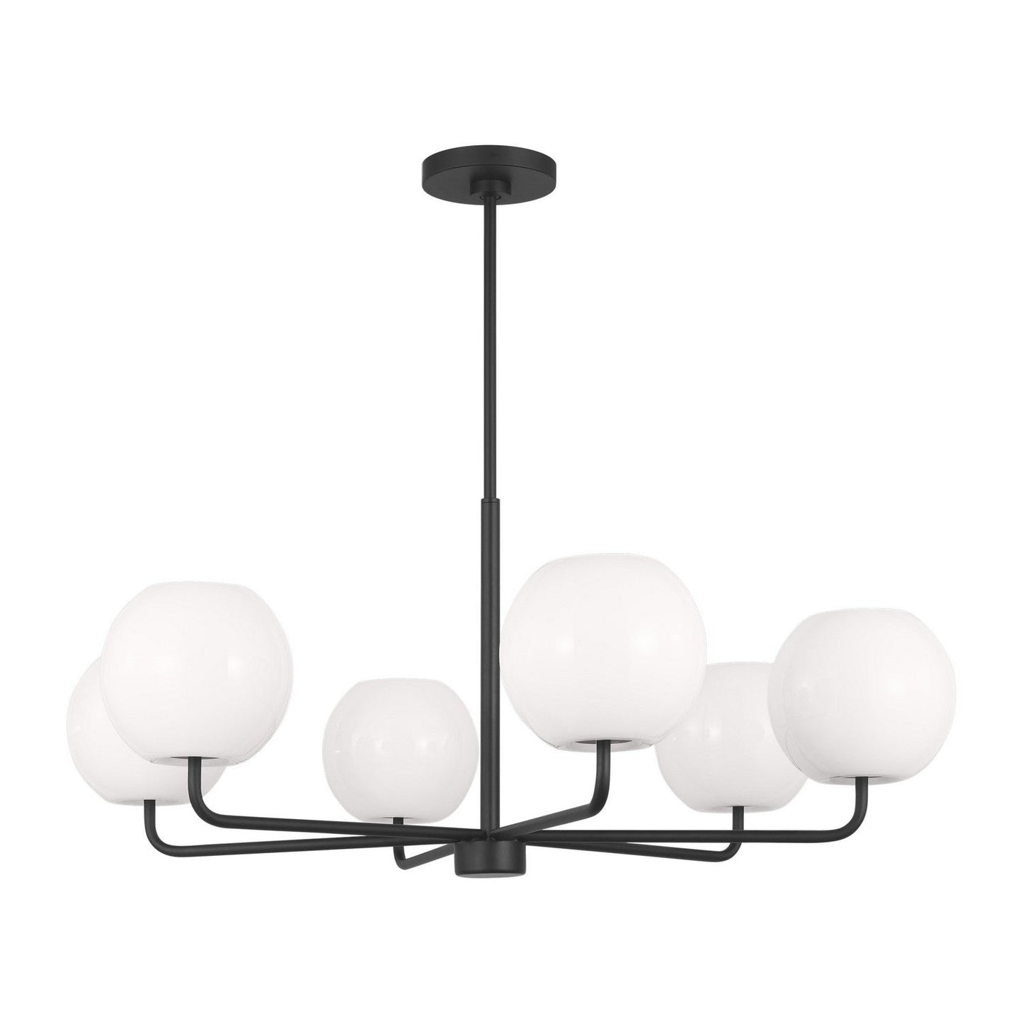  Rory 6-Light Chandelier In Midnight Black