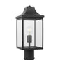  Saybrook 1-Light Post Mount In Textured Black