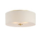 Maxim Bongo 3-Light Flush Mount In Natural Aged Brass