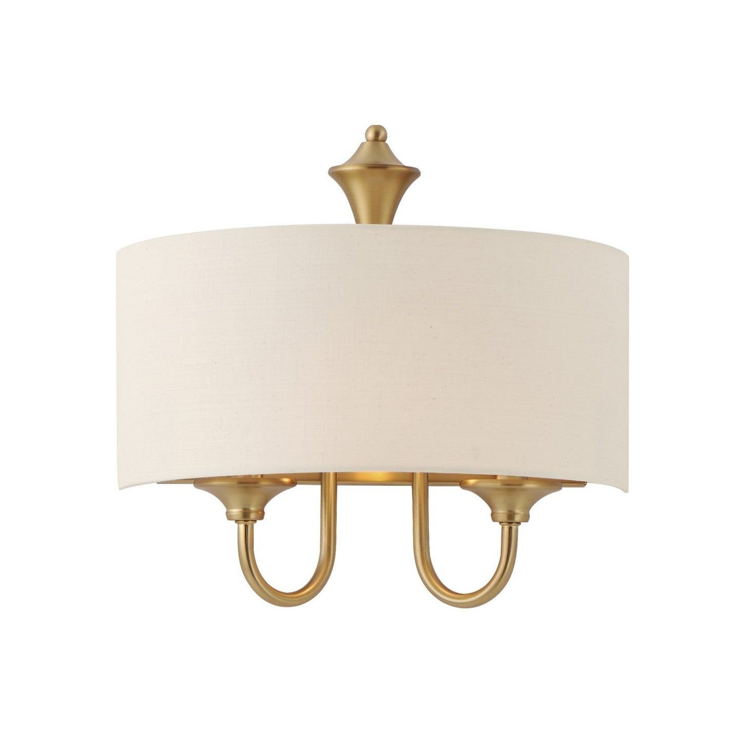 Maxim Bongo 1-Light Wall Sconce In Natural Aged Brass