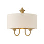 Maxim Bongo 1-Light Wall Sconce In Natural Aged Brass