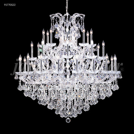  Maria Theresa Grand 37-Light Chandelier In Silver With Imperial Crystal