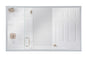  LED Mirror In Brushed Polished Nickel