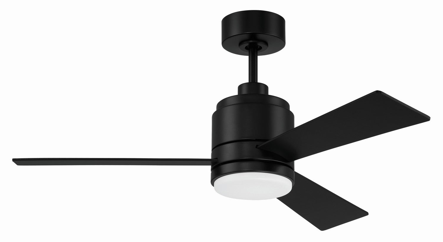 McCoy 3-Blade 42" Ceiling Fan In Flat Black