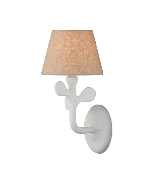  Charny 1-Light Wall Sconce In Gesso White