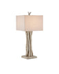  Driftwood 1-Light Table Lamp In Whitewashed Driftwood