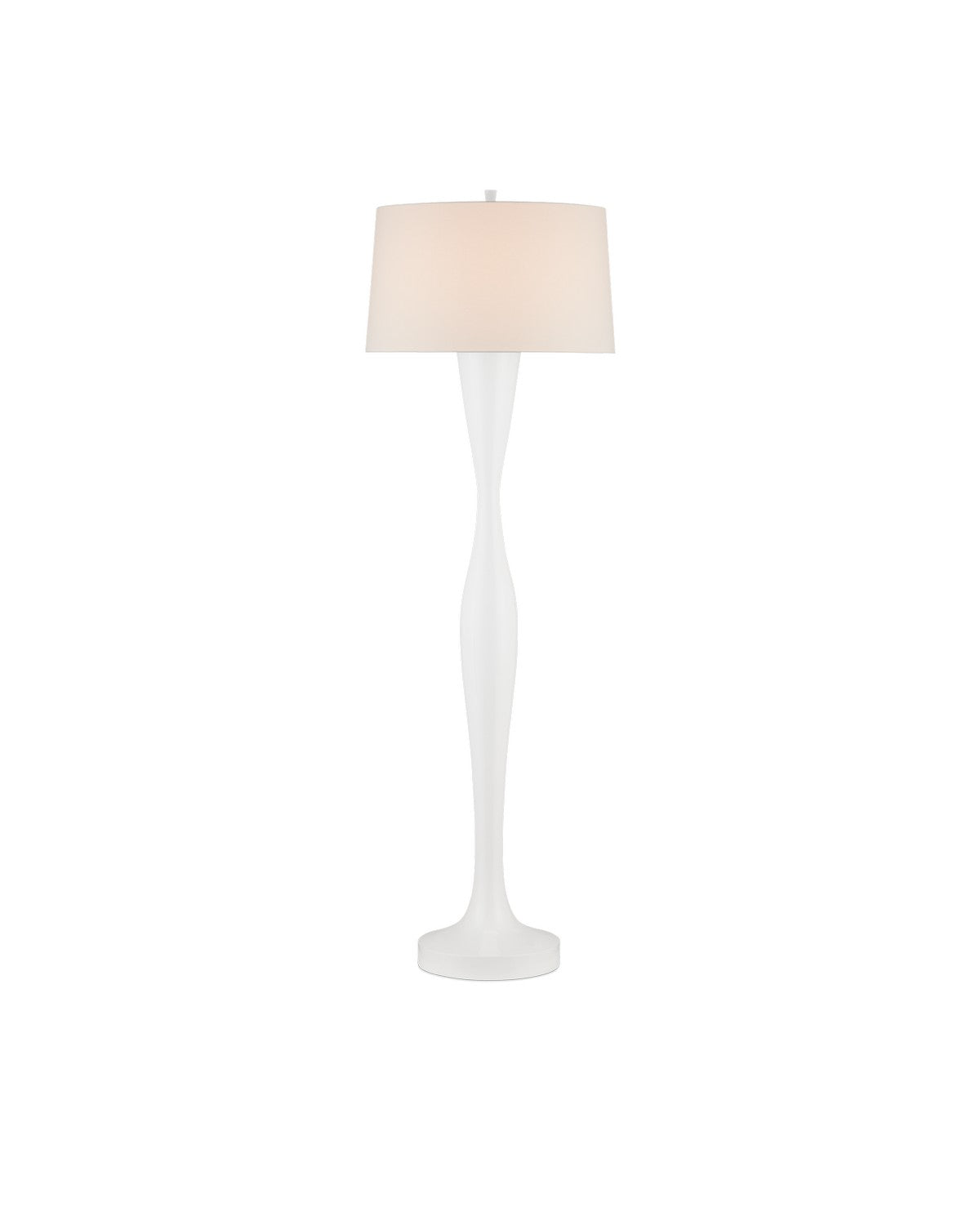  Monica 1-Light Floor Lamp In White