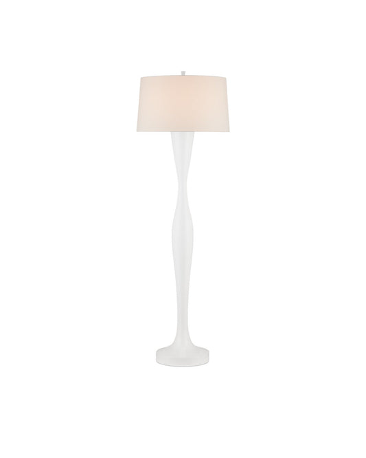  Monica 1-Light Floor Lamp In White